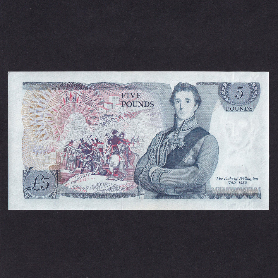 Bank of England (B332) Page, £5, A--, first series, Good EF