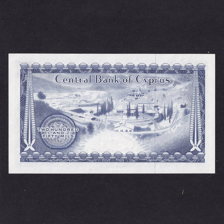 Cyprus (P41o) 250 Mills, 1st September 1979, P70 191065, UNC