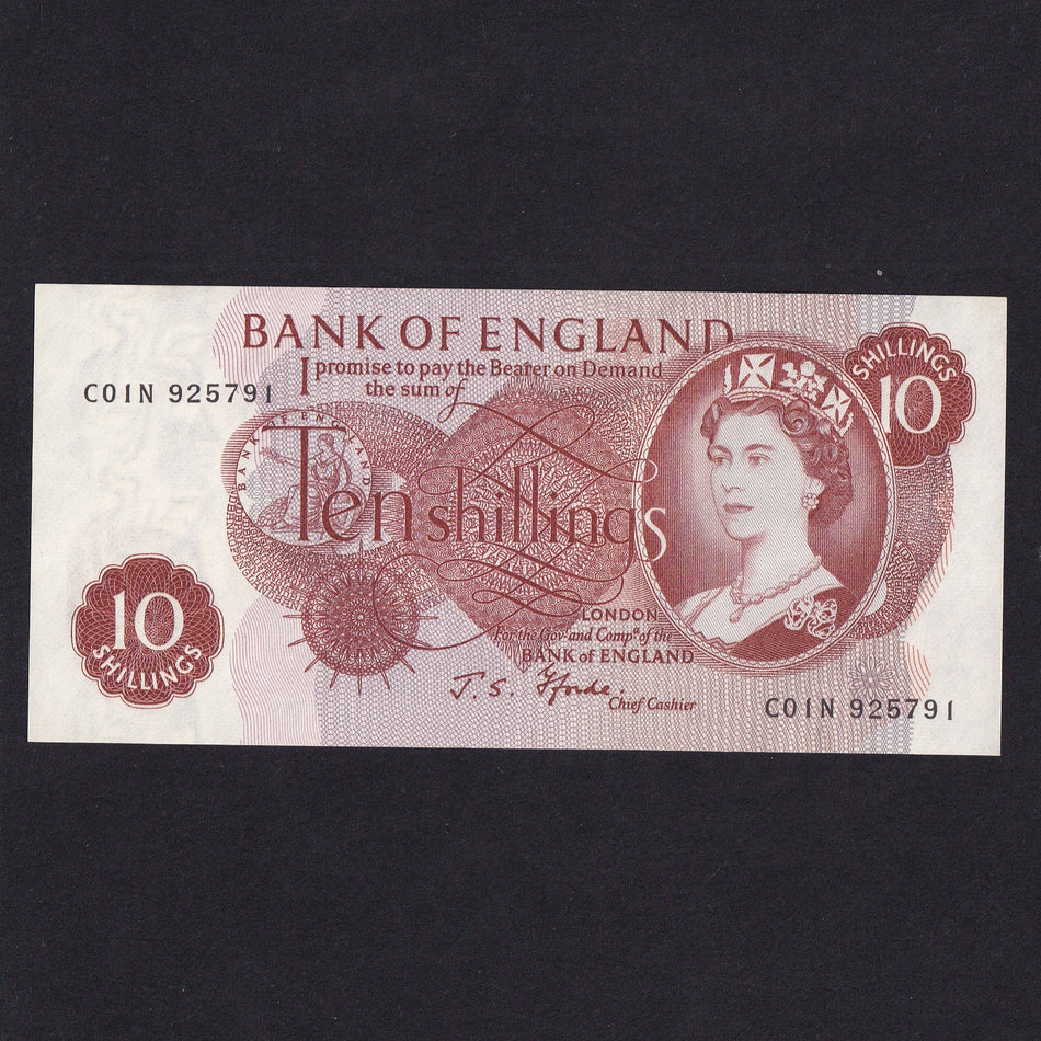 Bank of England (B310) Fforde, 10 Shillings, C01N, EF