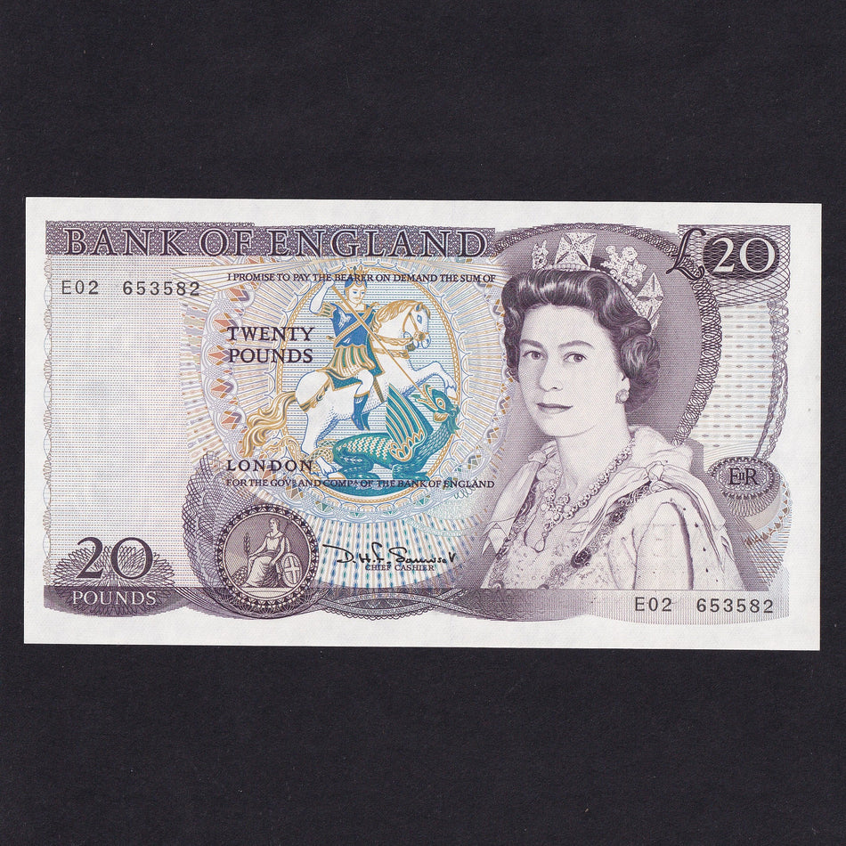 Bank of England (B350) Somerset, £20, E02, A/UNC