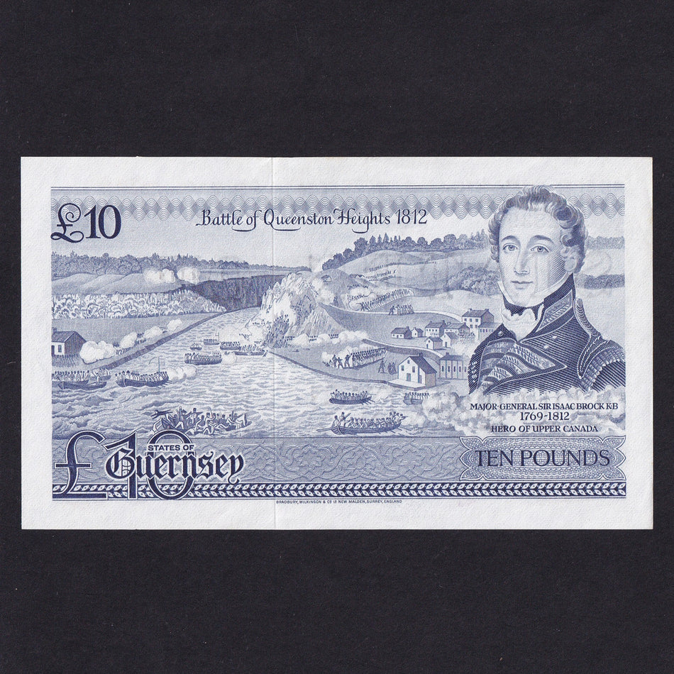 Guernsey (P47) £10, 1975-80, A528392, A/UNC