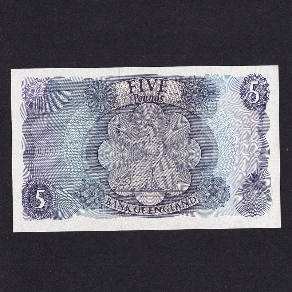 Bank of England (B297) Hollom, £5, A03, UNC