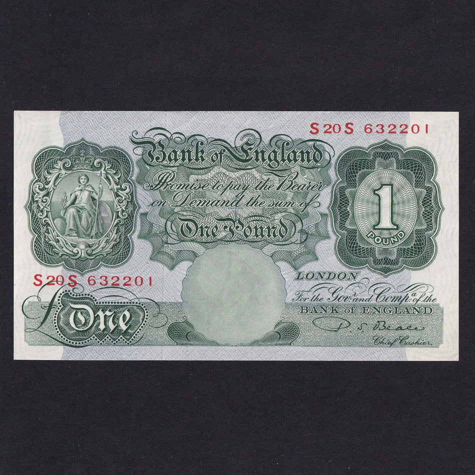 Bank of England (B269) Beale, £1 replacement, S20S, small mark reverse, otherwise UNC