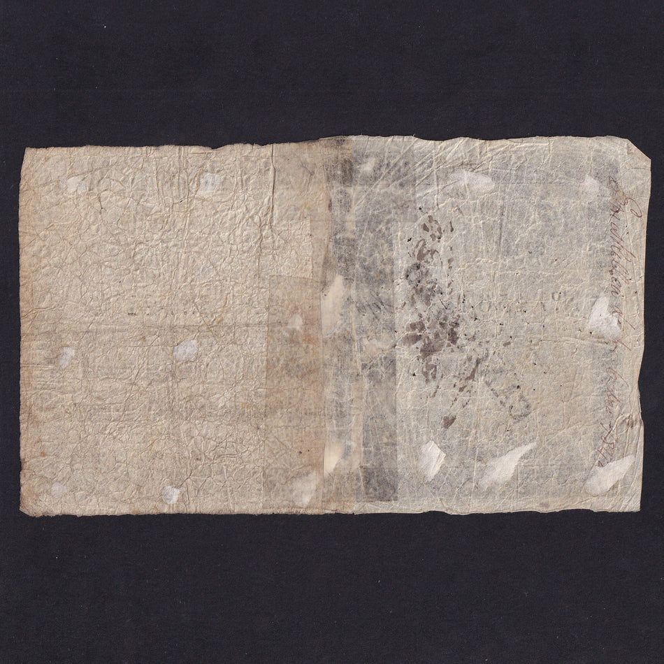 Ireland (P288) Provincial Bank of Ireland, £1, 1834, William IV, split and re-joined different halves, PR19, VG