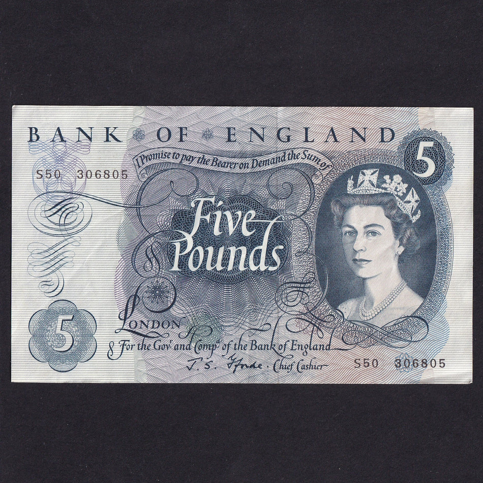 Bank of England (B312) Fforde, £5, VF
