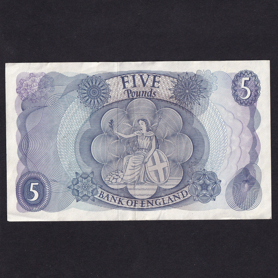 Bank of England (B312) Fforde, £5, VF