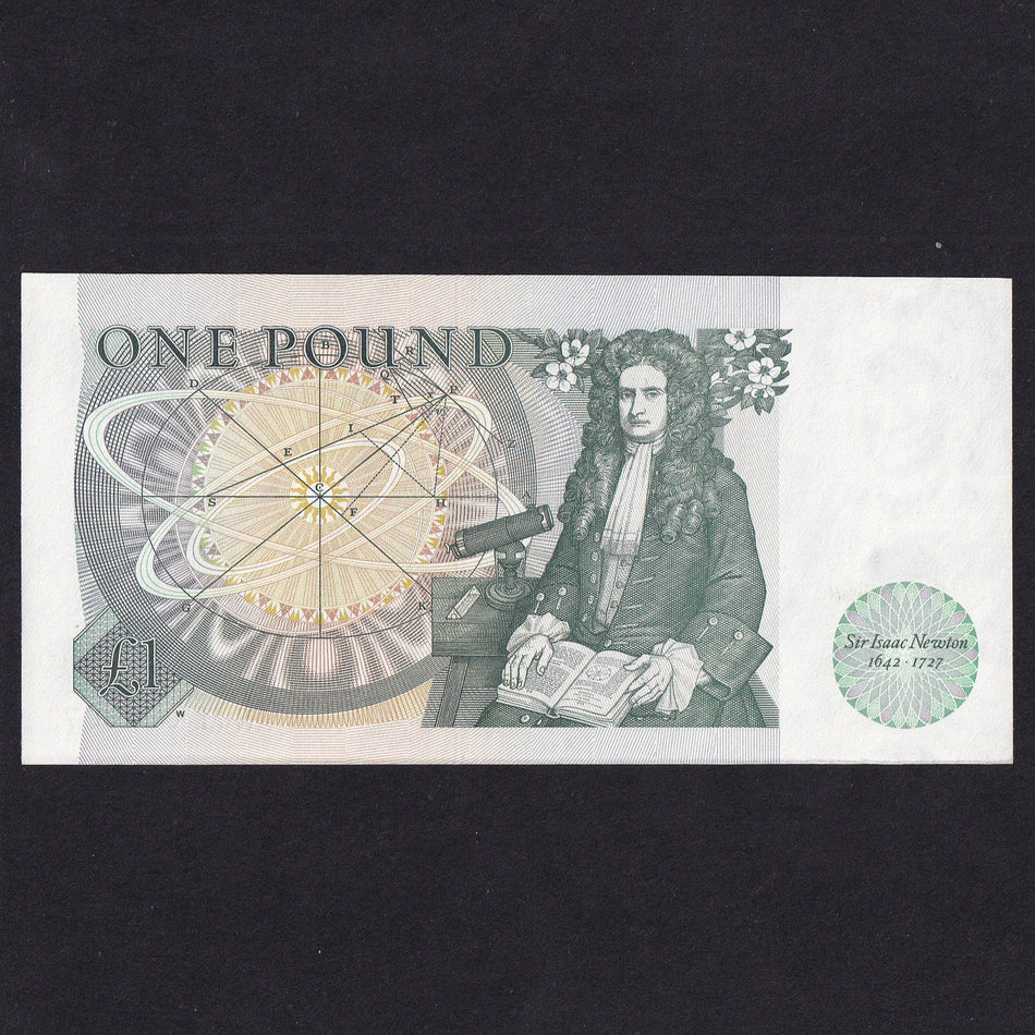 Bank of England (B341) Somerset, £1, first million & superb low serial, AN01 000087, UNC