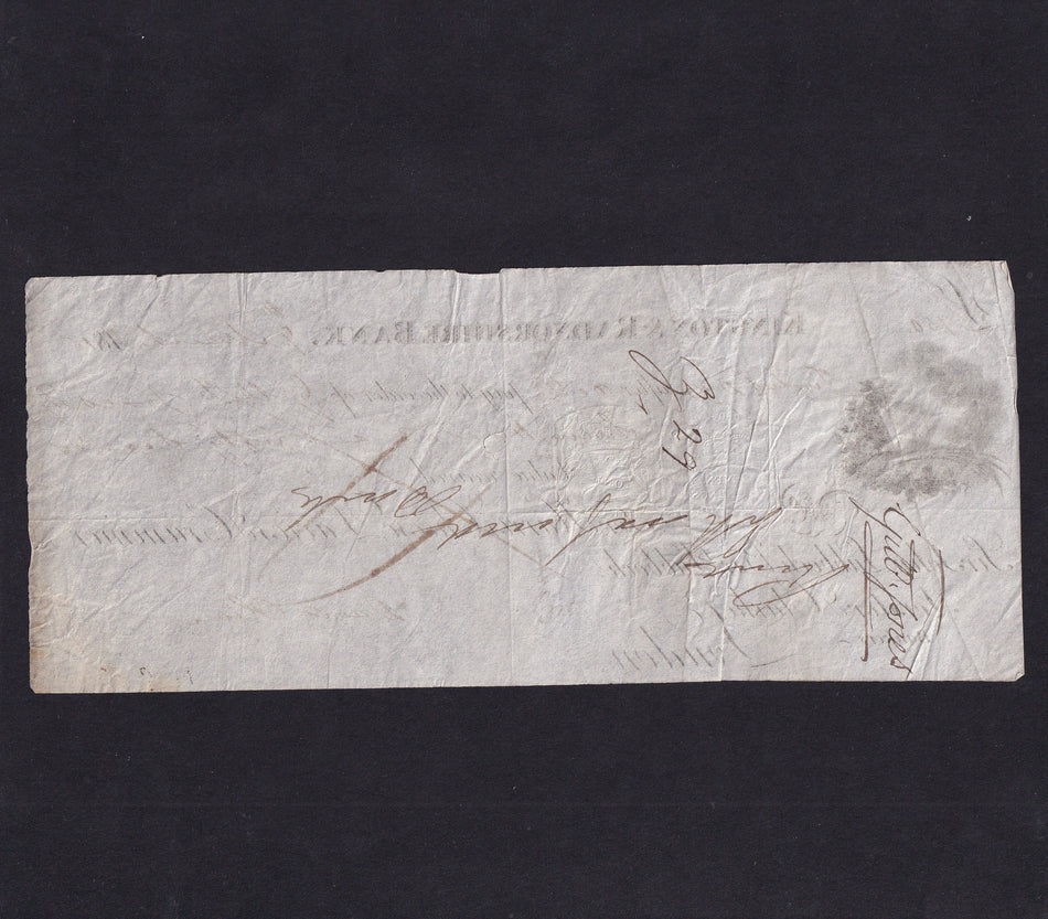 Provincial - Kington & Radnorshire Bank, twelve days after date, 9th March 1818, for Harris, Cheese, Davies & Crummer, Outing type 1078, Fine