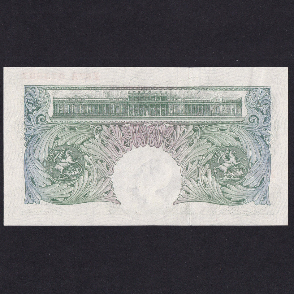 Bank of England (B260) Peppiatt, £1, with thread, Z67A 073587, paperclip indent, Good EF