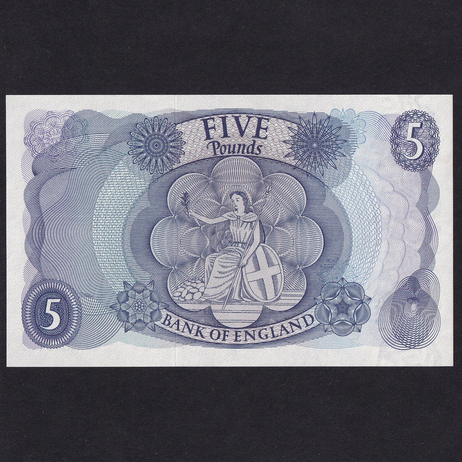 Bank of England (B314) Fforde, £5, 03A, first series, Good EF