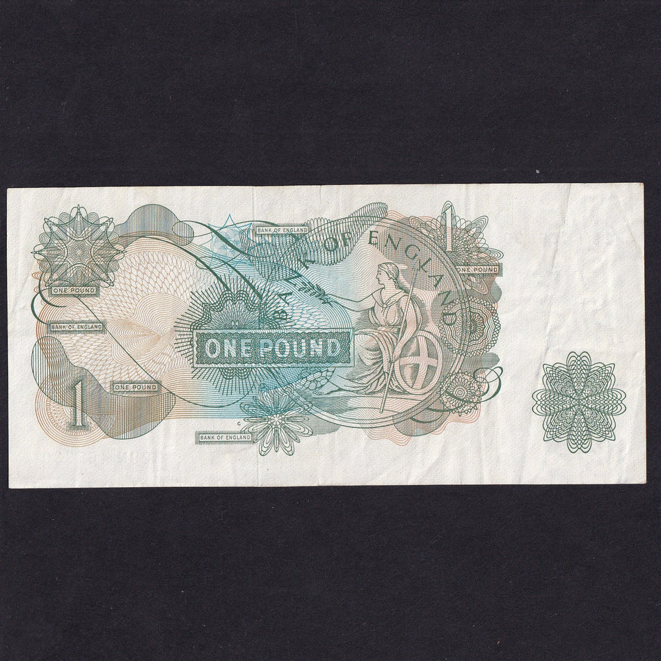 Bank of England (B308) Fforde, £1 first million replacement, M29N 465330, A/VF