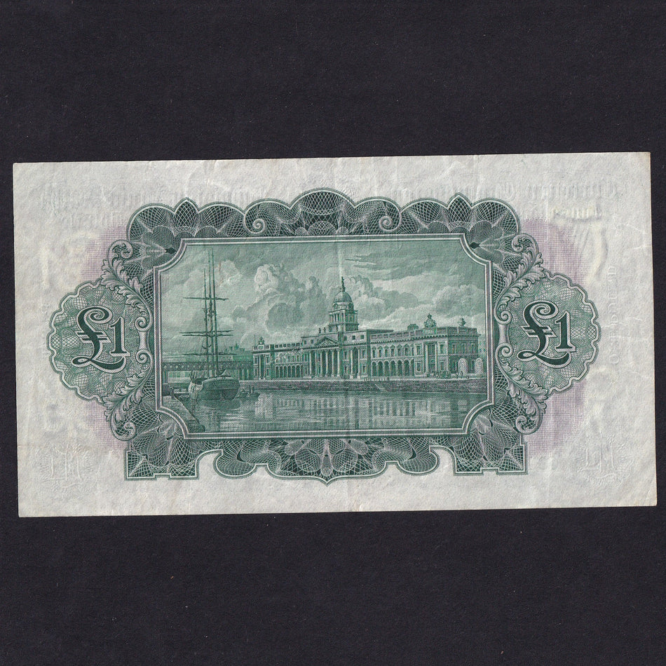 Ireland (P32b) Northern Bank, £1, 7th January 1931, ploughman, 03EA 096247, PMI CNO5, Good VF