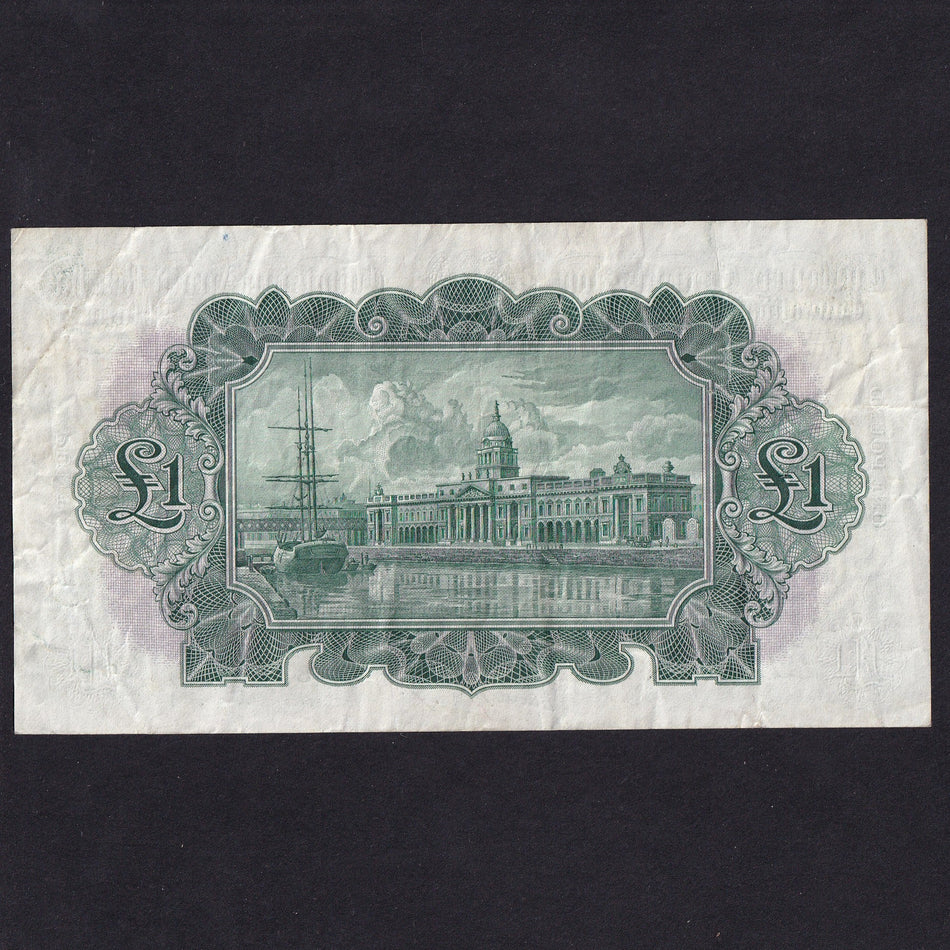 Ireland (P44b) Royal Bank of Ireland, £1, ploughman, 17RA 015613, PMI CRB 7, A/VF