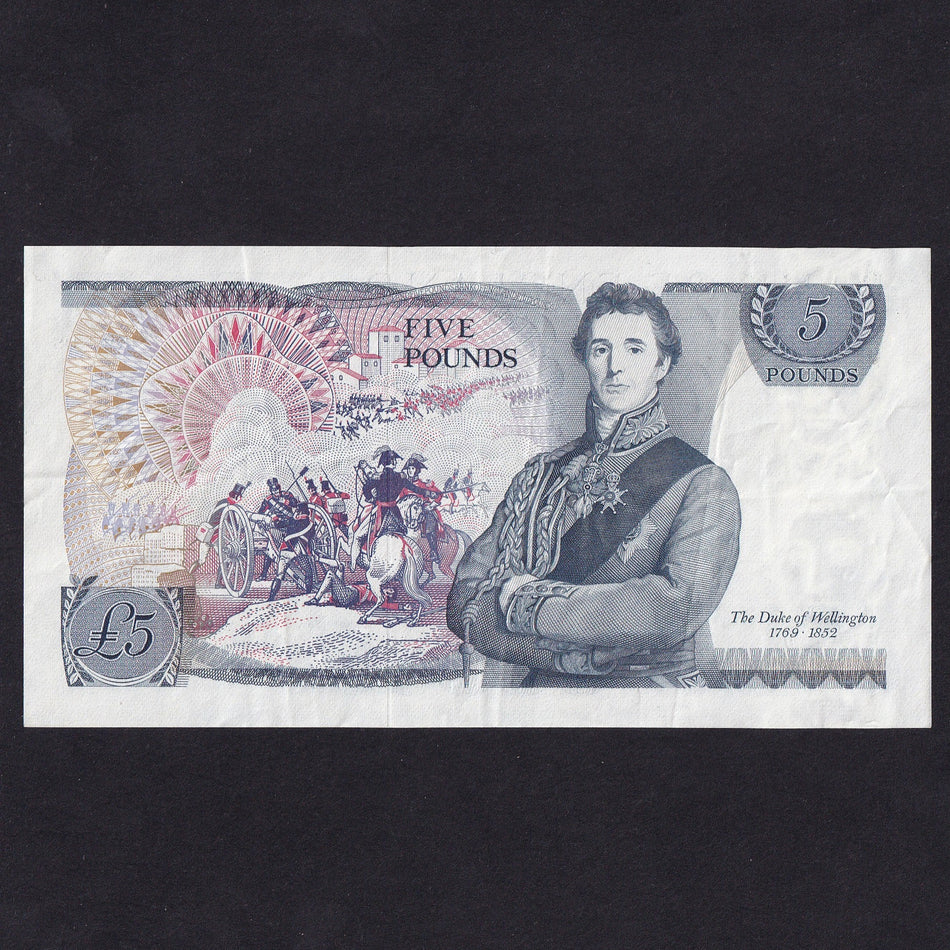 Bank of England (B333) Page, £5 replacement, M03 554774, Fine/VF