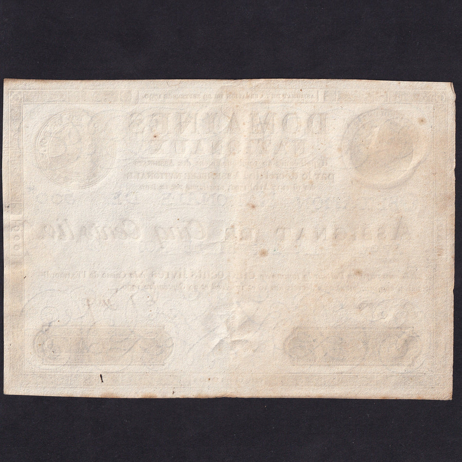 France (Assignats, PA40) 500 Livres, 29th September 1790, King Louis XVI, no.12300, rust, A/VF