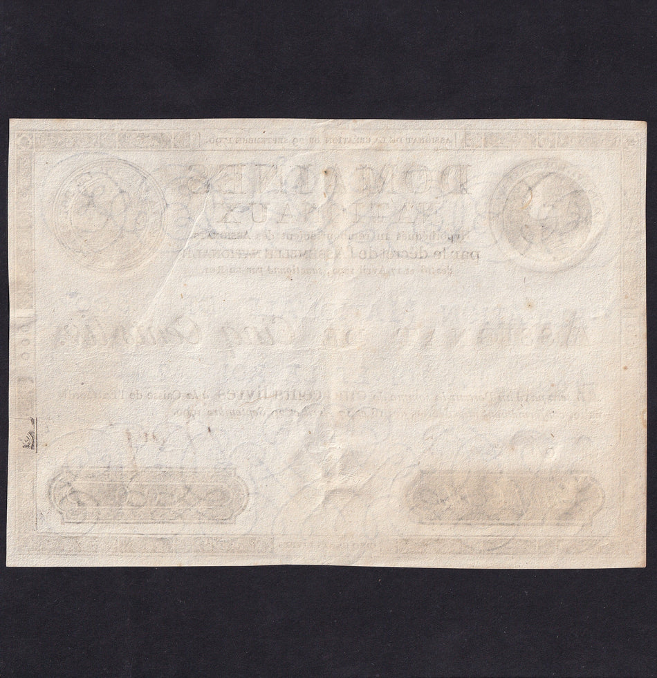 France (Assignats, PA40) 500 Livres, 29th September 1790, King Louis XVI, no. 12603, A/VF
