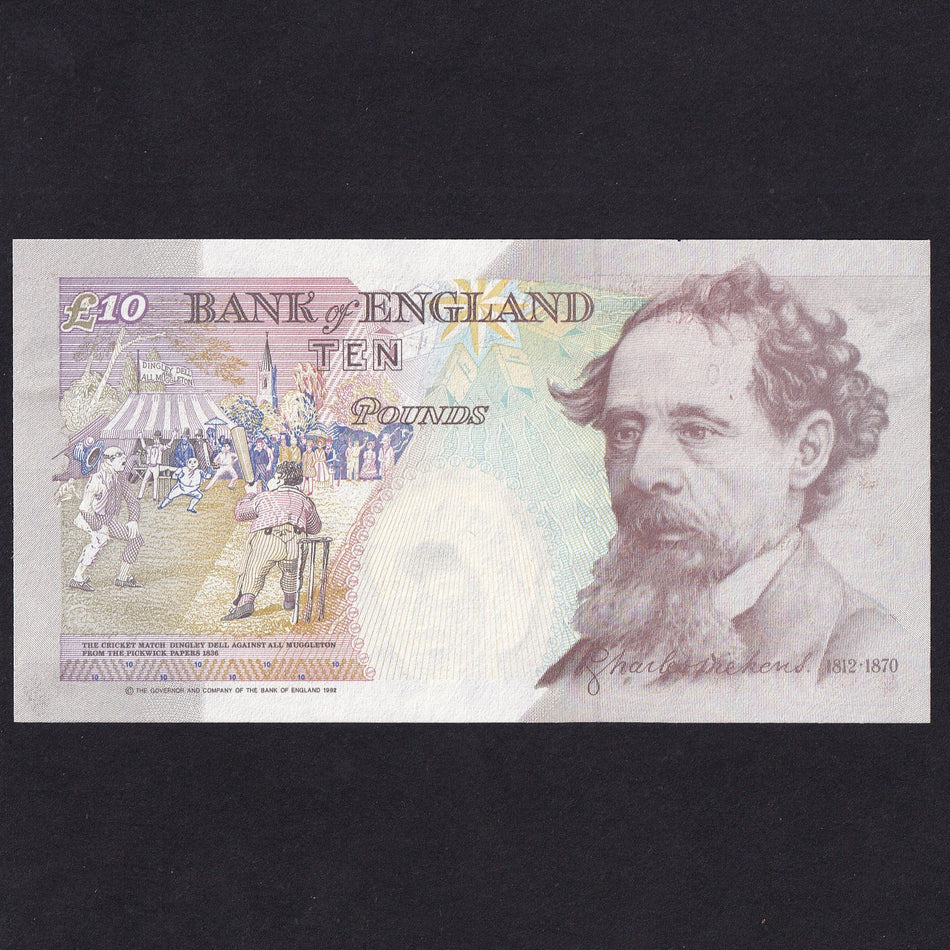Bank of England (B366) Kentfield, £10, first million & nice number, A01 000800, UNC