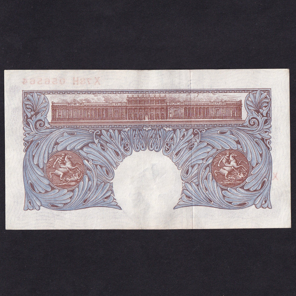 Bank of England (B249) Peppiatt, £1, blue, last series, X--H, Good VF