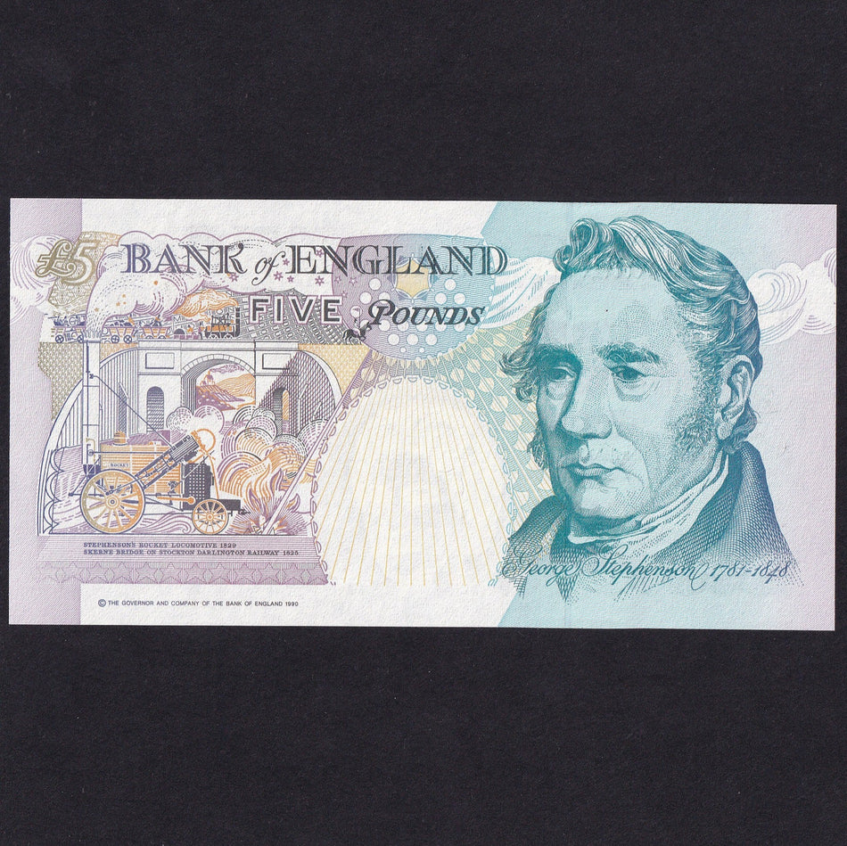 Bank of England (B380/ C147) Lowther, £5, EA01 000415, normally the first 500 notes go to bank staff this did, UNC