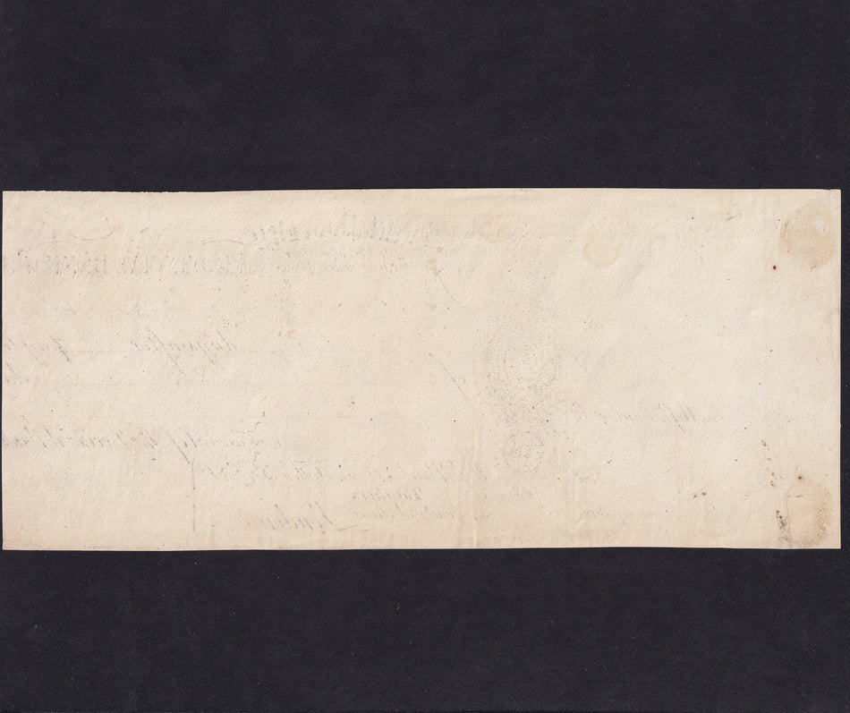 Ireland, Provincial Bank of Ireland, Proof Bank Post Bill, 18xx, EF