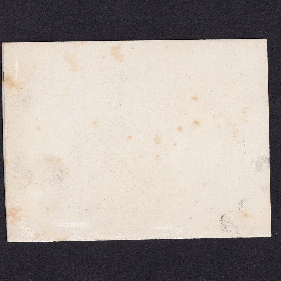 Treasury Series 2/6d proof vignette (T22) King George V, by George Harrison, in black on card, EF
