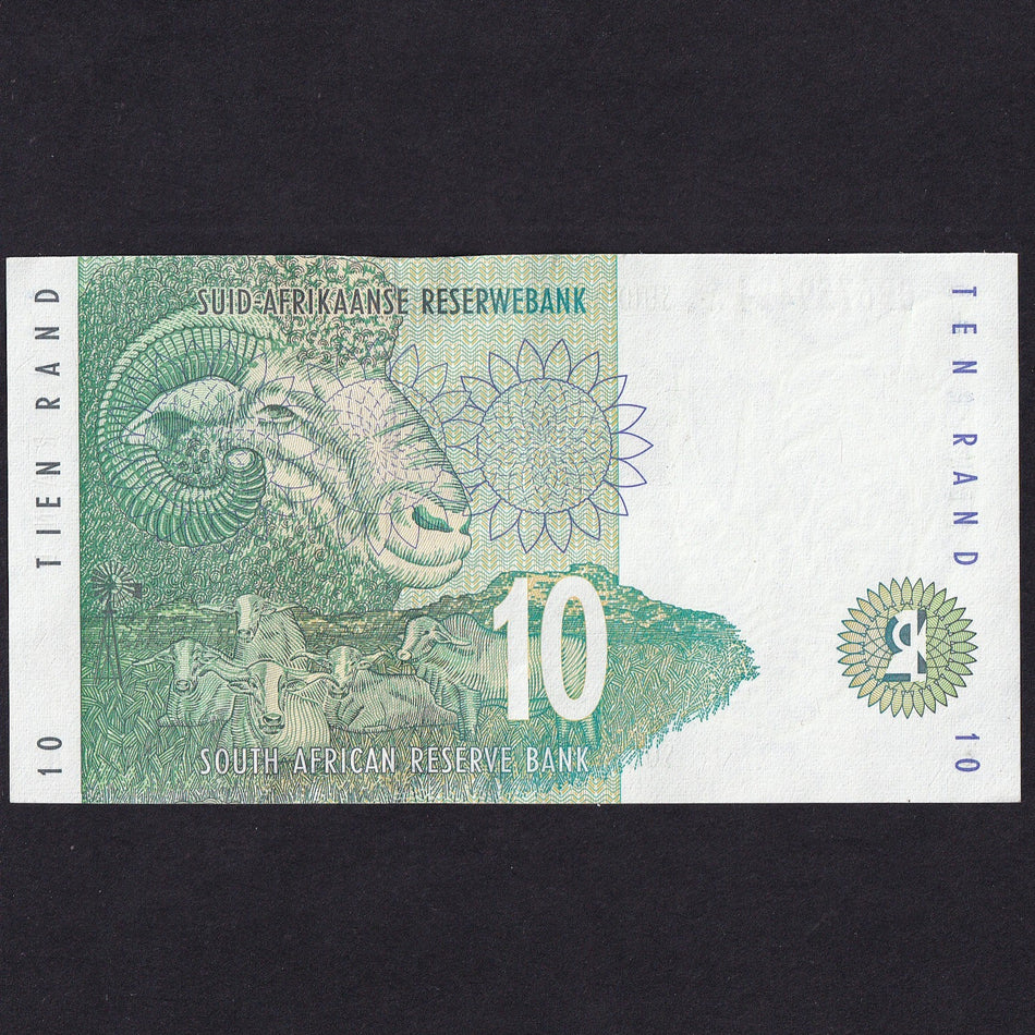 South Africa (P123a) 10 Rand, 1993, Stals signature, A/UNC