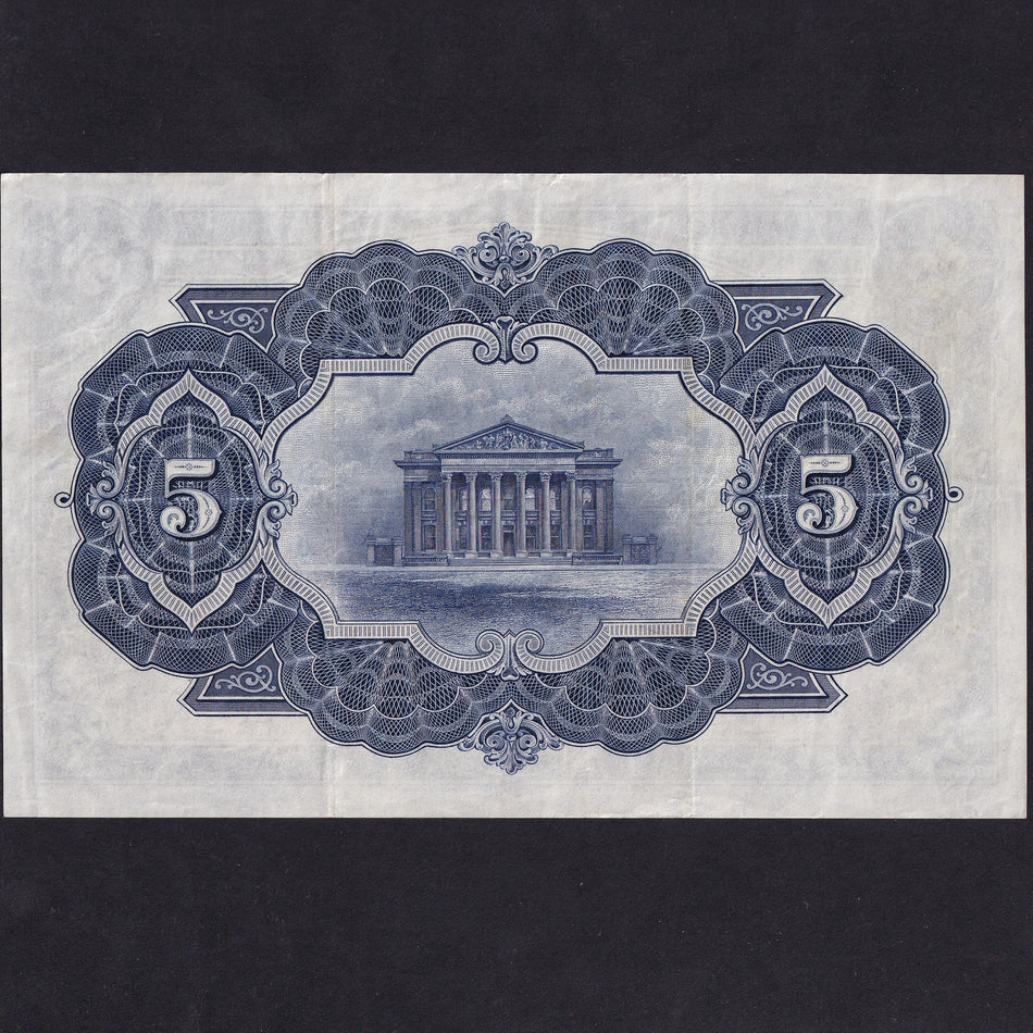 Scotland (PS328b) Commercial Bank of Scotland, £5, 30th April 1934, CO62c, Good VF