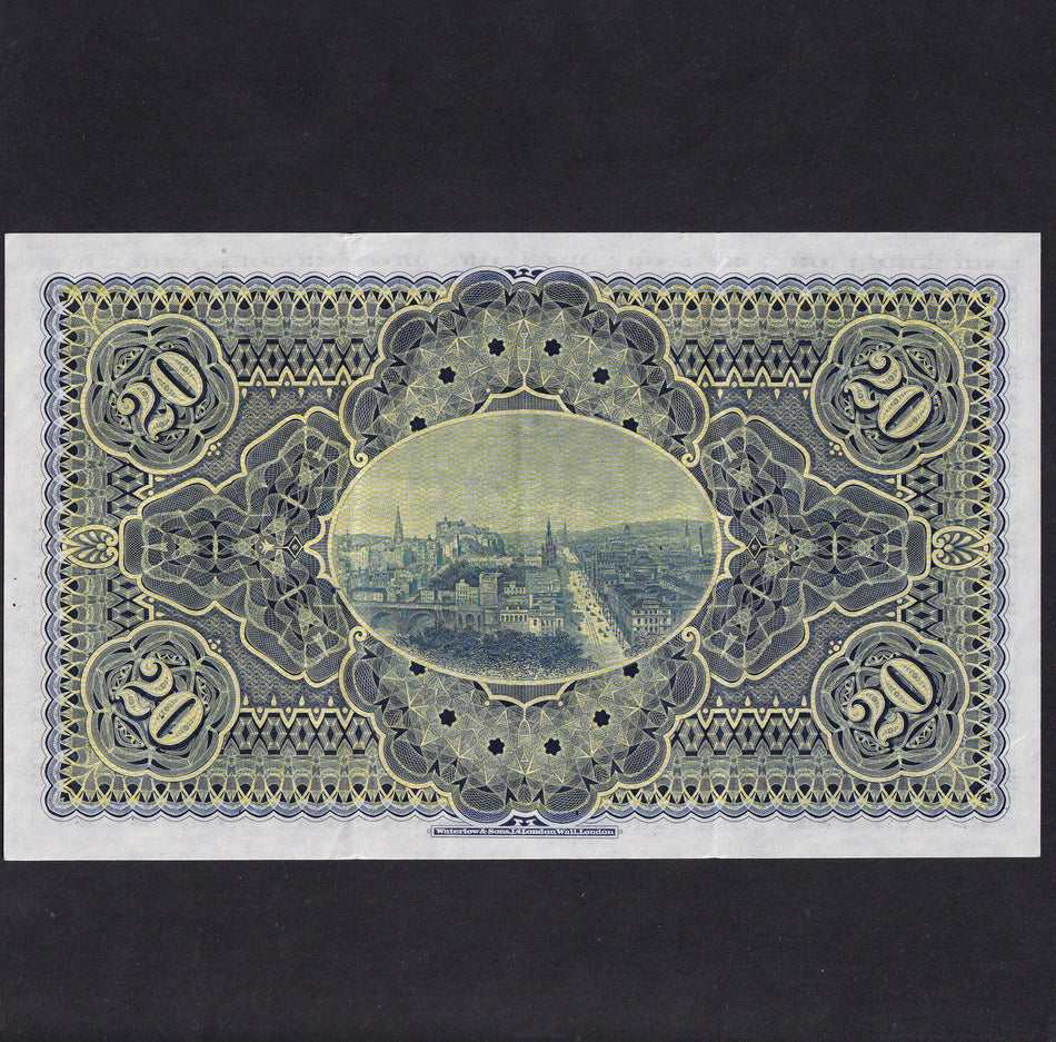 Scotland (P260c) National Bank of Scotland, £20, 2nd June 1947, first date, A166-358, NA63, EF