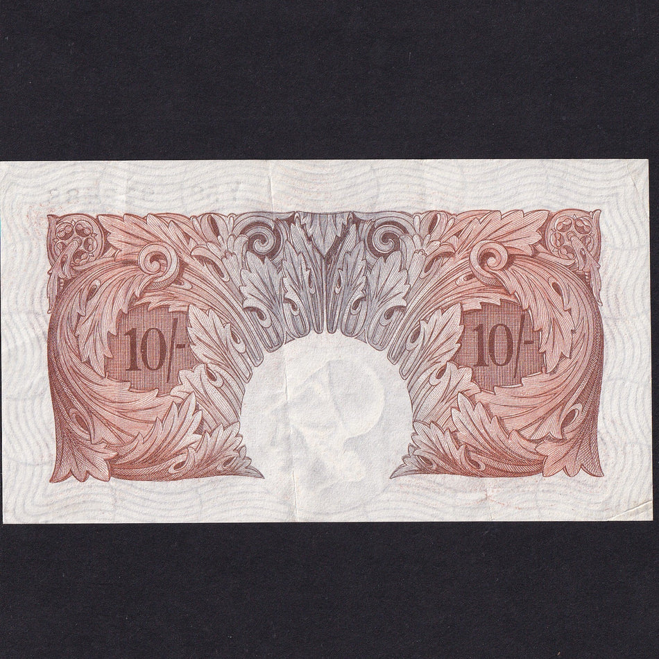 Bank of England (B210) Mahon, 10 Shillings, Y58 929488, VF