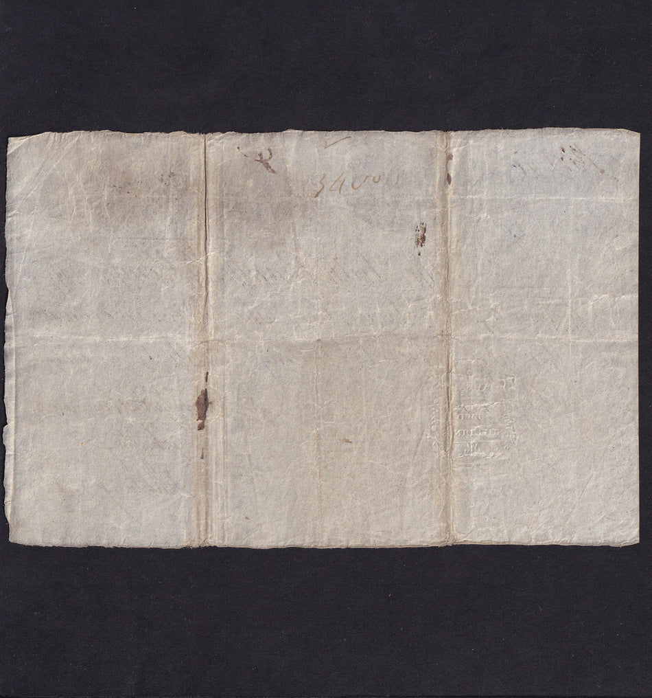 Scotland, Leith Banking Company, £20, 1st June 1825, 20/78, PMS LB8b, notations, Good Fine