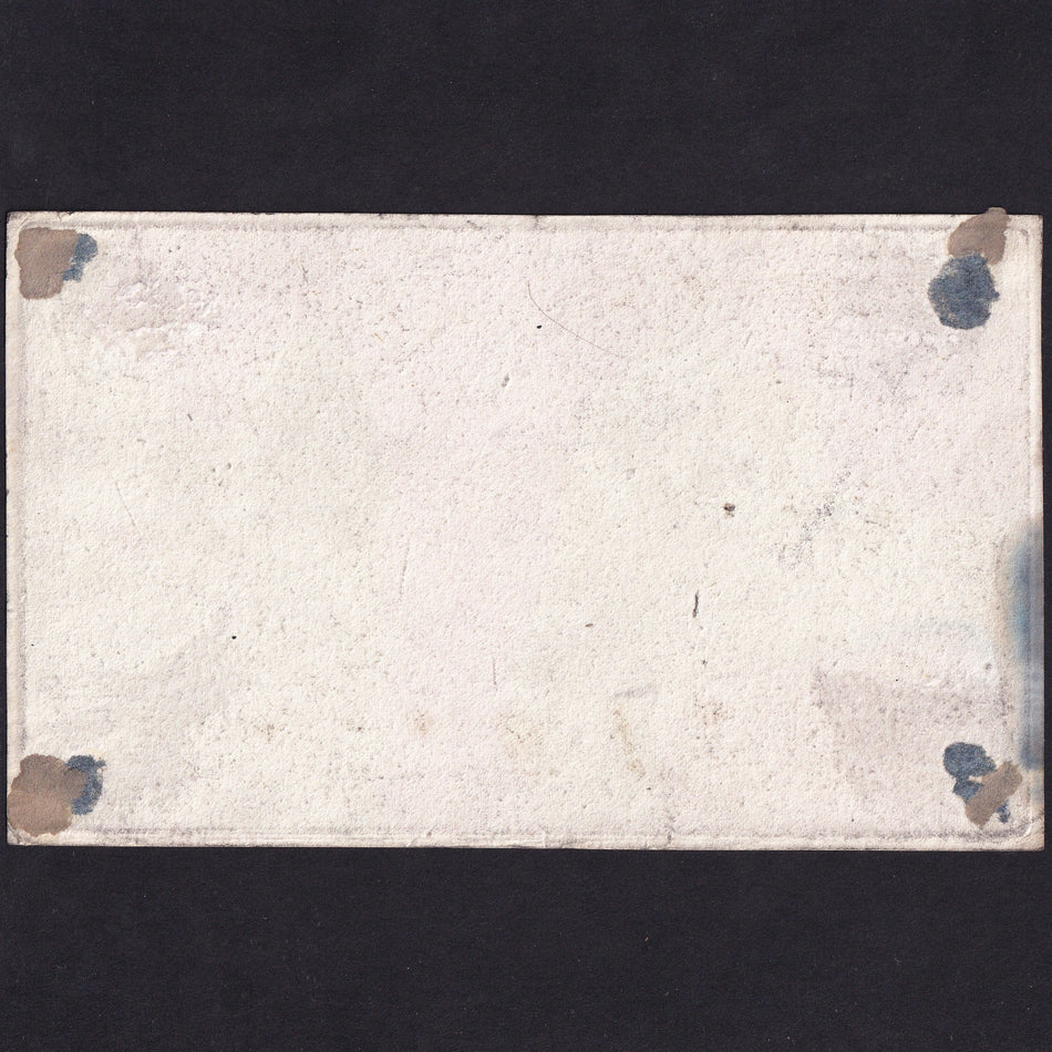 Provincial - Marlborough Old Bank, £5 obverse proof, 182x, for King, Gosling & Tanner, Outing unlisted, 'between the Hours of 10 & 3 o'Clock', some rust, Good Fine