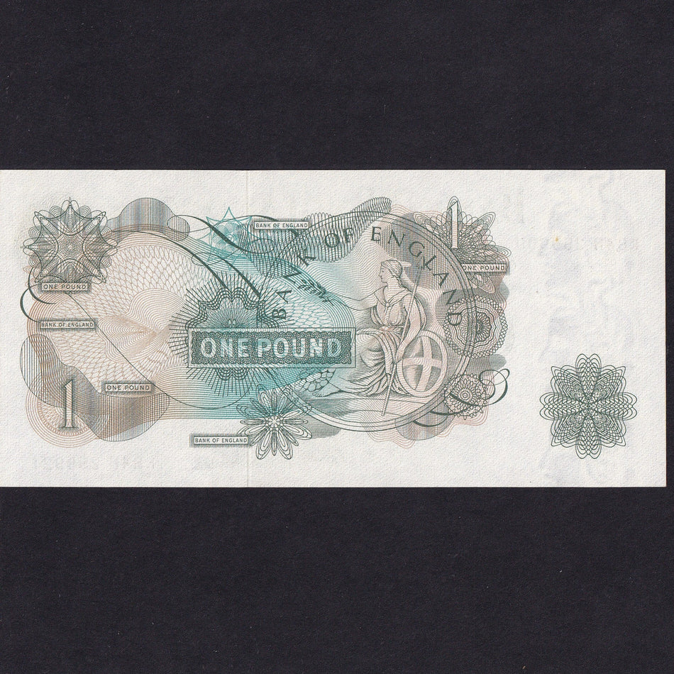 Bank of England (B305) Fforde, £1 error, mismatched serial, R84H 259909/ 259921, UNC