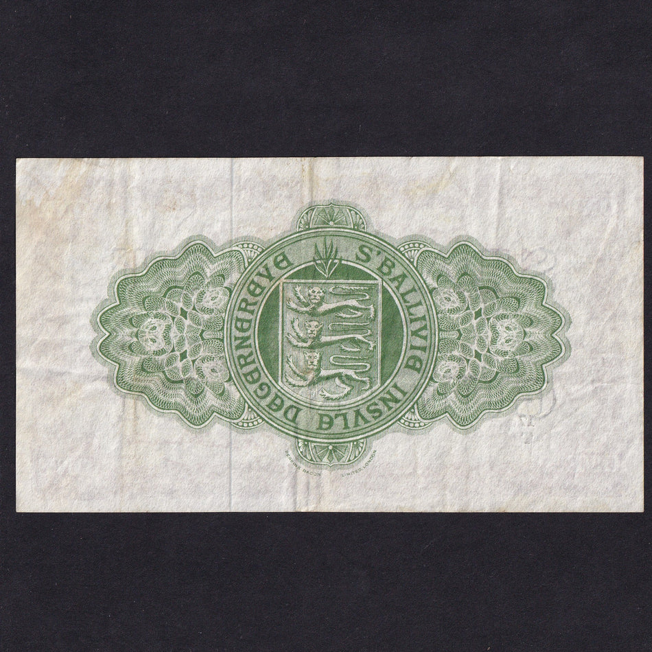 Guernsey (P43a) £1, 1st September 1957, 17/T 2577, VF