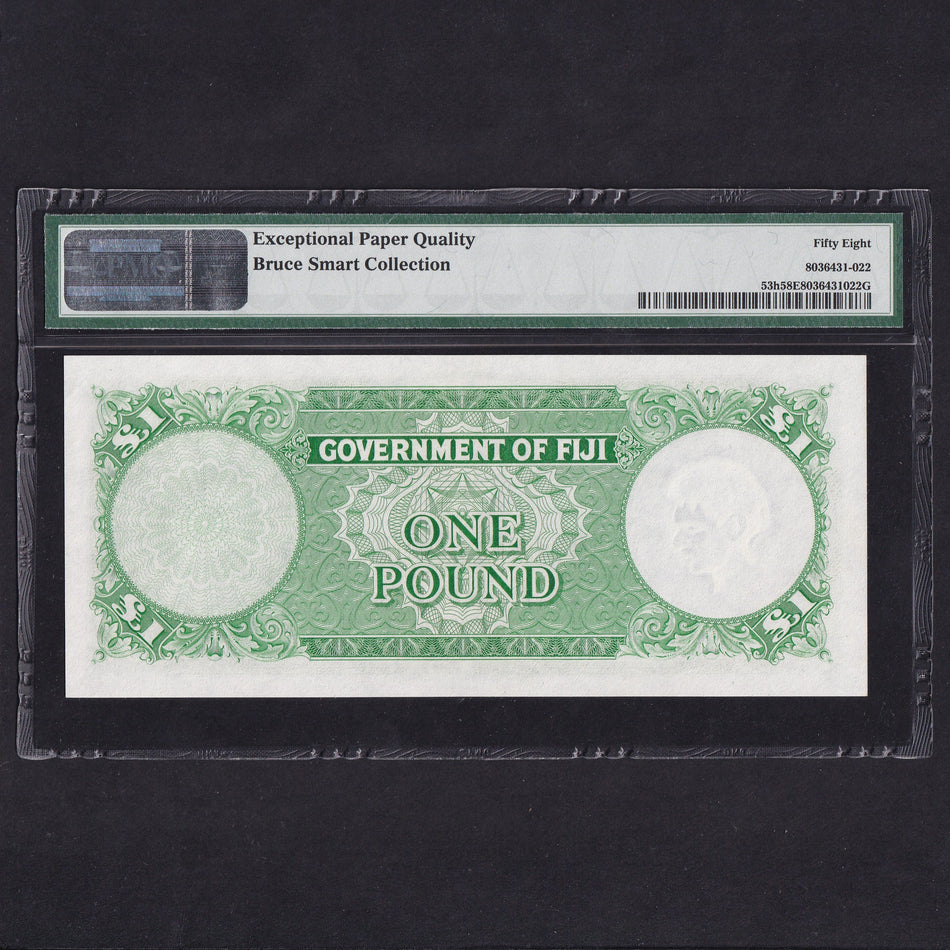 Fiji, £1, 1st December 1965, QEII, C/20 48233, PMG58, A/UNC