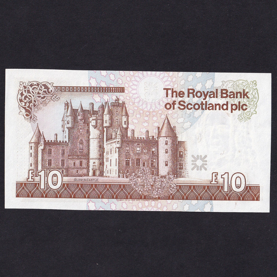 Scotland (P353a) Royal Bank of Scotland, £10, 28th January 1992, Mathewson, B/32 000444, first million, UNC