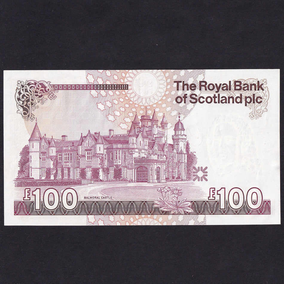 Scotland (P350b) Royal Bank of Scotland, £100, 28th January 1992, Mathewson proof, no serial, Good EF