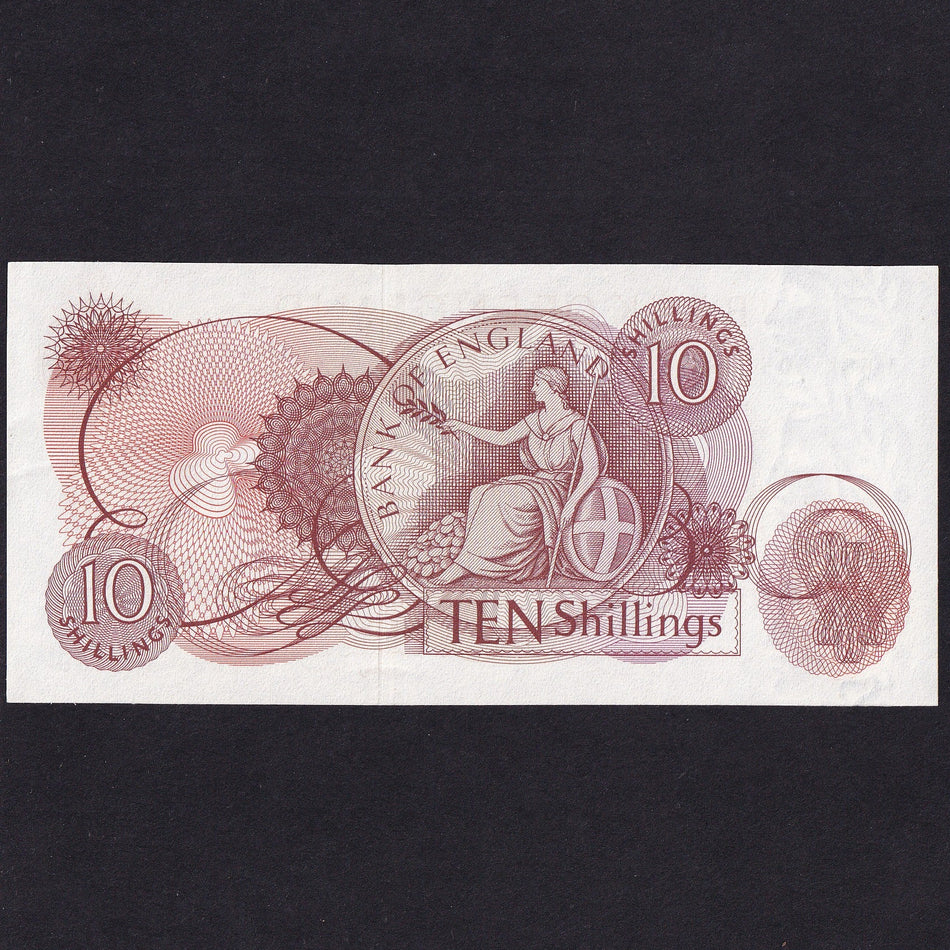 Bank of England (B295) Hollom, 10 Shillings, 68K, UNC