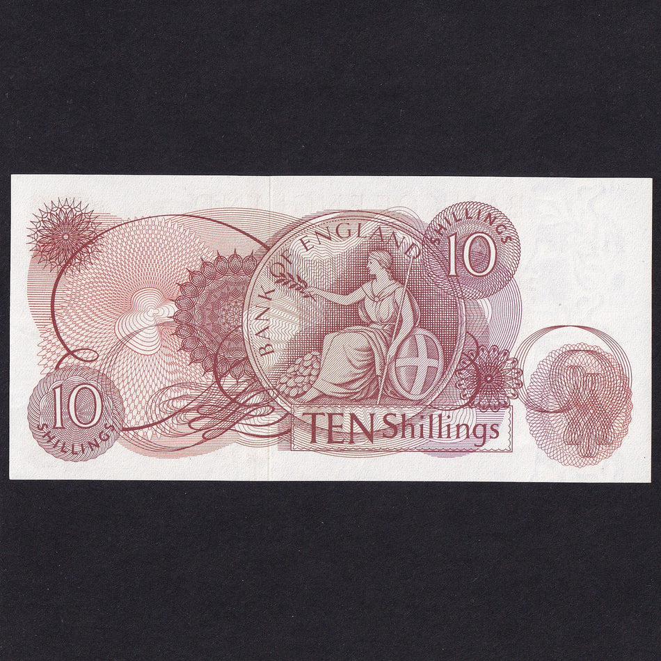 Bank of England (B294) Hollom, 10 Shillings, Z34, last series, UNC