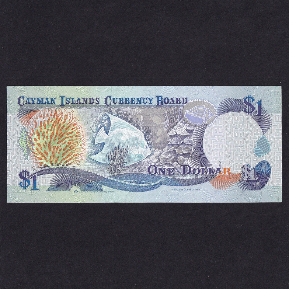 Cayman Islands (P16b) $1, 1996, QEII, B/2, UNC