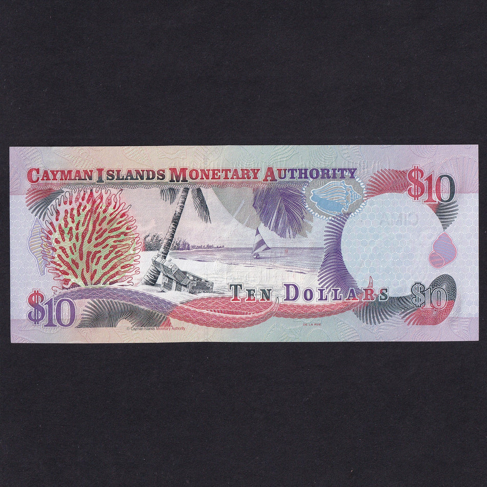Cayman Islands (P28a) $10, 2001, QEII, C/1, UNC