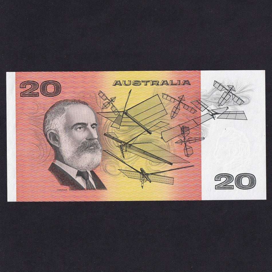 Australia (P46i) $20, Fraser/ Evans, AAT, UNC