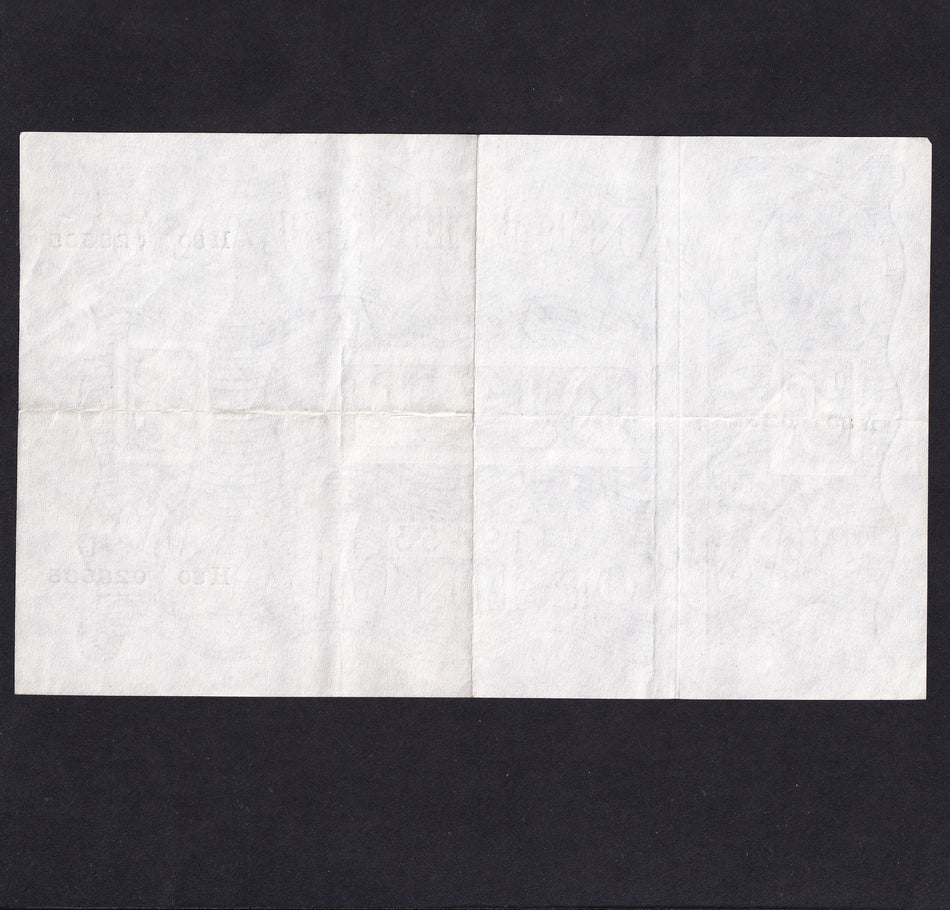 Bank of England (B255) Peppiatt, £5, 31st March 1945, H80 028535, thick paper, Fine/ VF