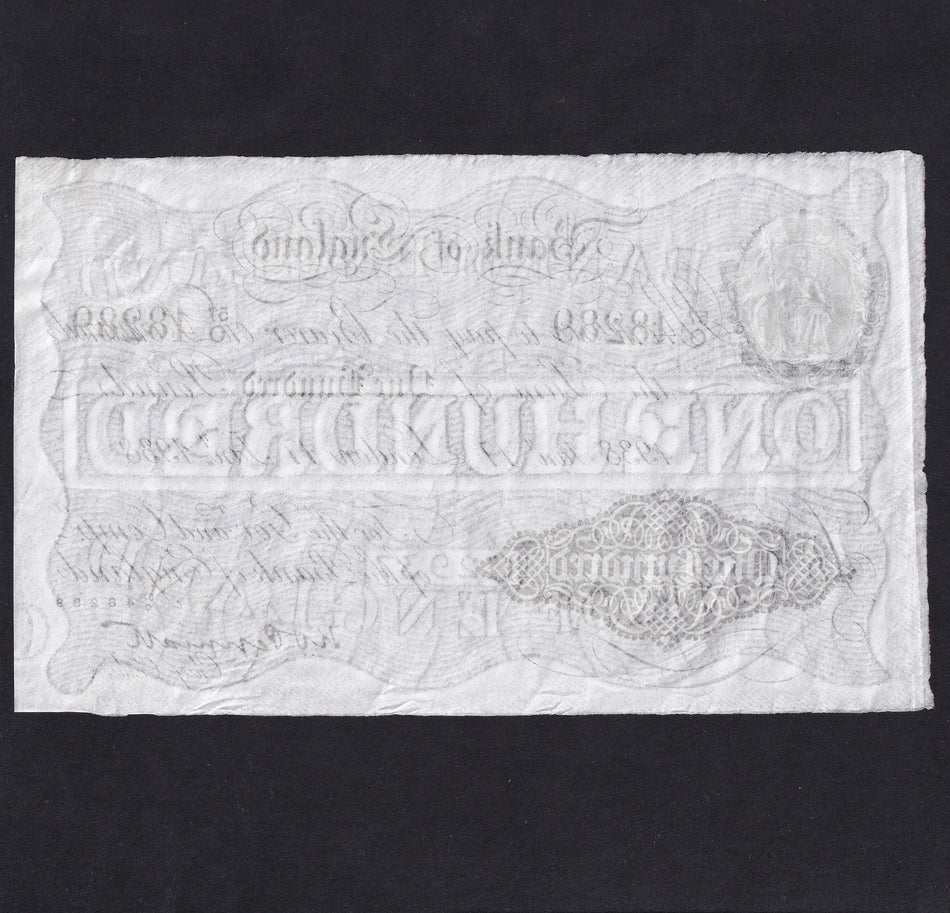 Bank of England (B245) Peppiatt, £100, 17th January 1938, 570 48289, 127 notes recorded, Genuine VF