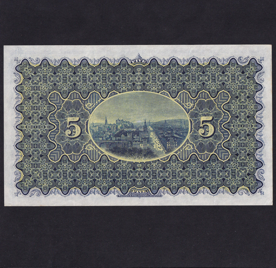 Scotland (P259d) National Bank of Scotland, £5, 1st October 1953, D152-845, PMS NA57, pressed, Good VF