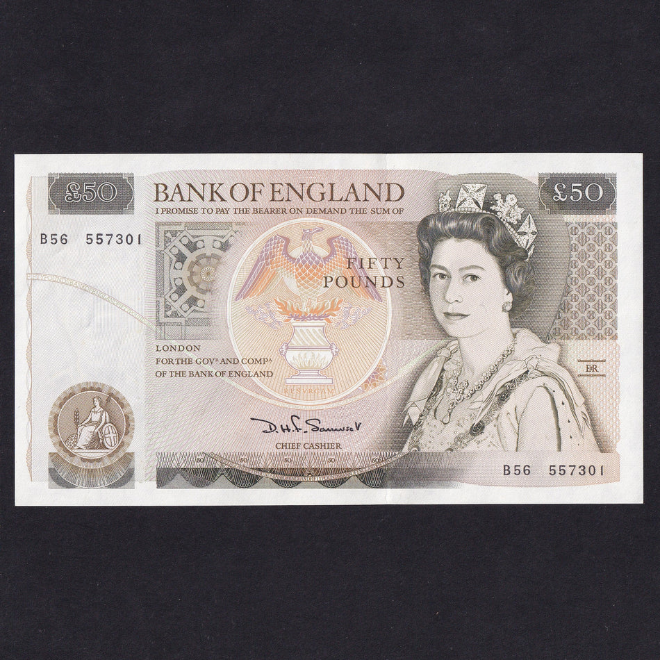 Bank of England (B352) Somerset, £50, B56, Good EF