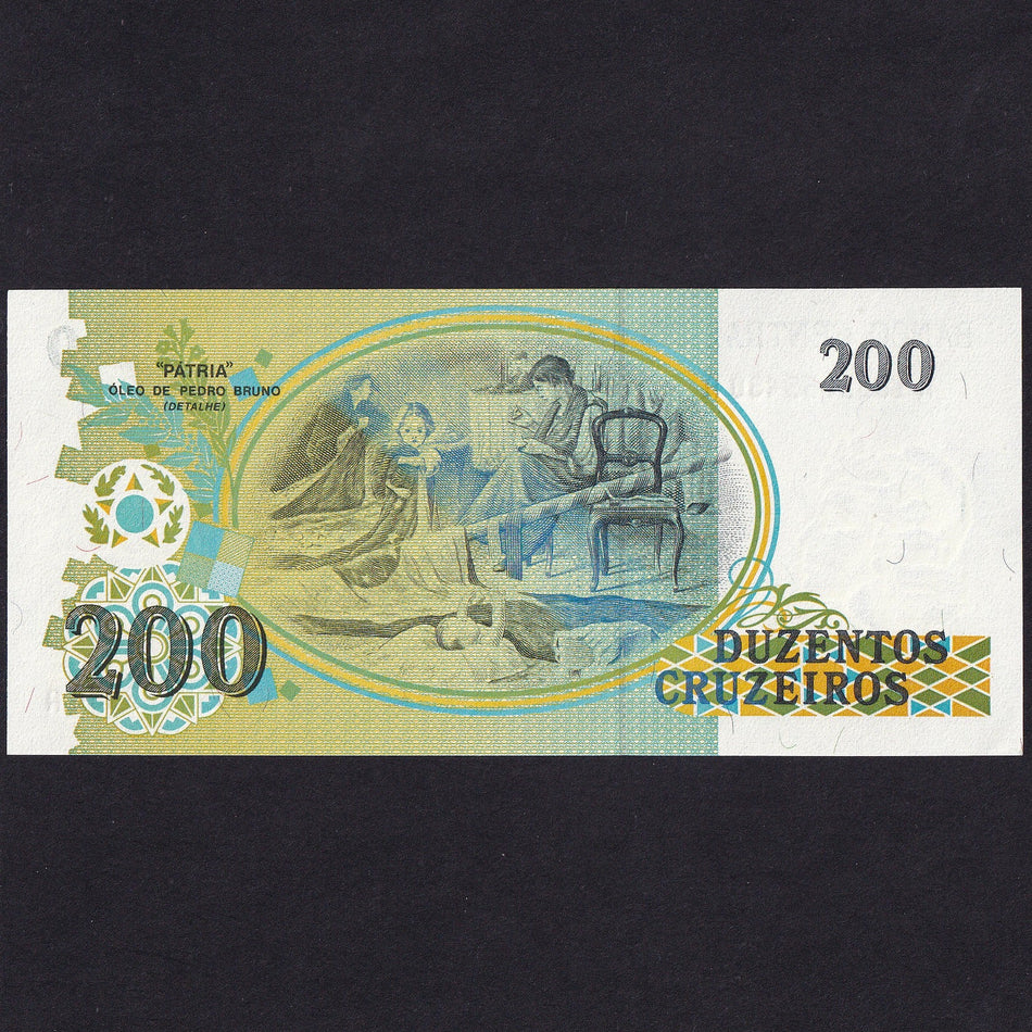 Brazil (P229) 200 Cruzeiros, 1990, UNC