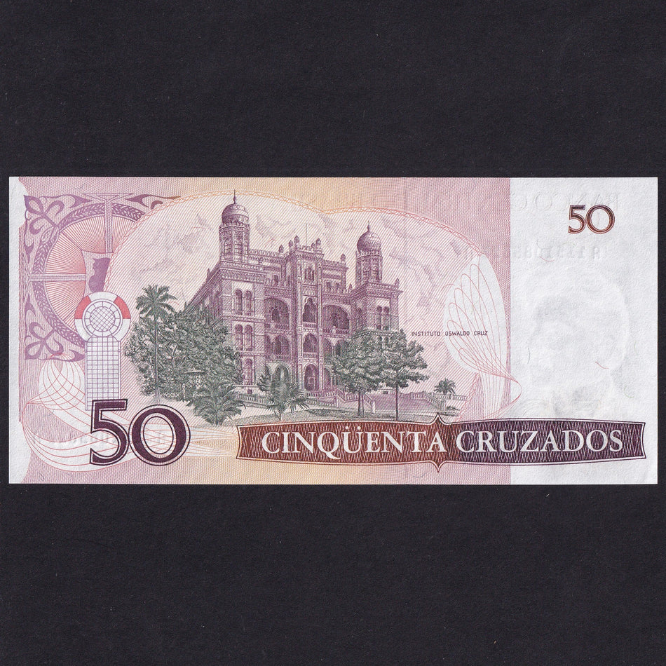 Brazil (P210a) 50 Cruzados, 1986, signature 23, UNC