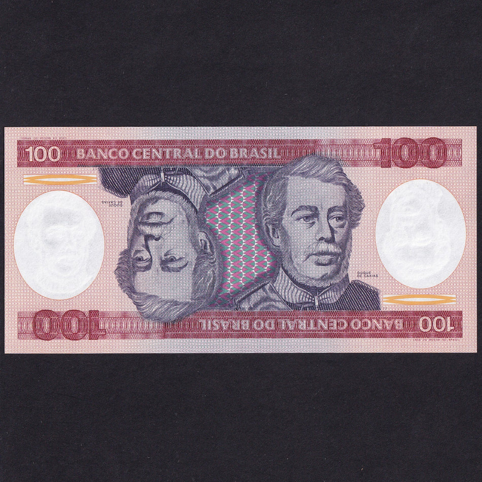 Brazil (P198b) 100 Cruzerios, 1984, signature 21, UNC