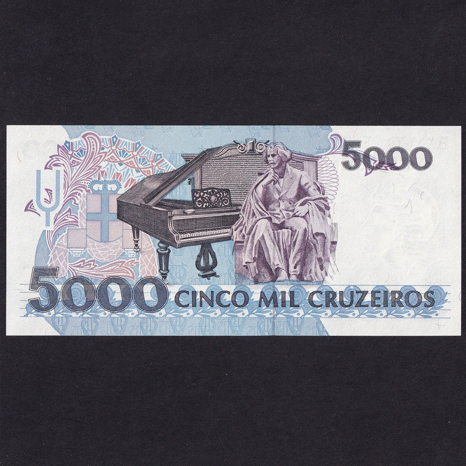 Brazil (P232c) 5000 Cruzeiros, 1993, signature 30, UNC