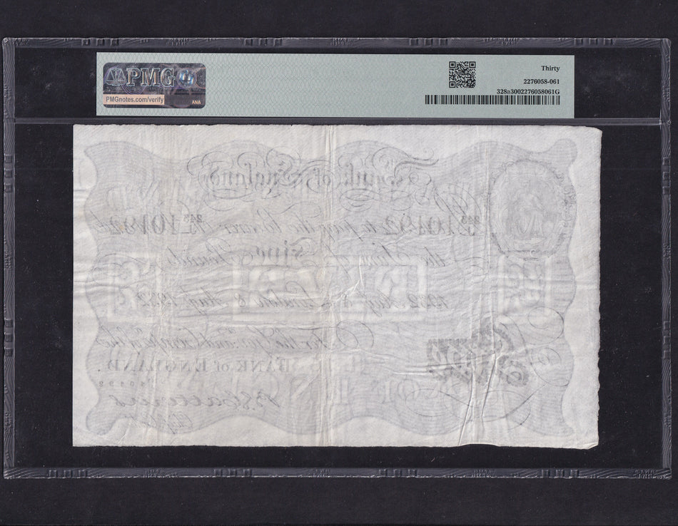 Bank of England (B228) Catterns, £5, 8 August 1932, 243J 10192, PMG30, VF